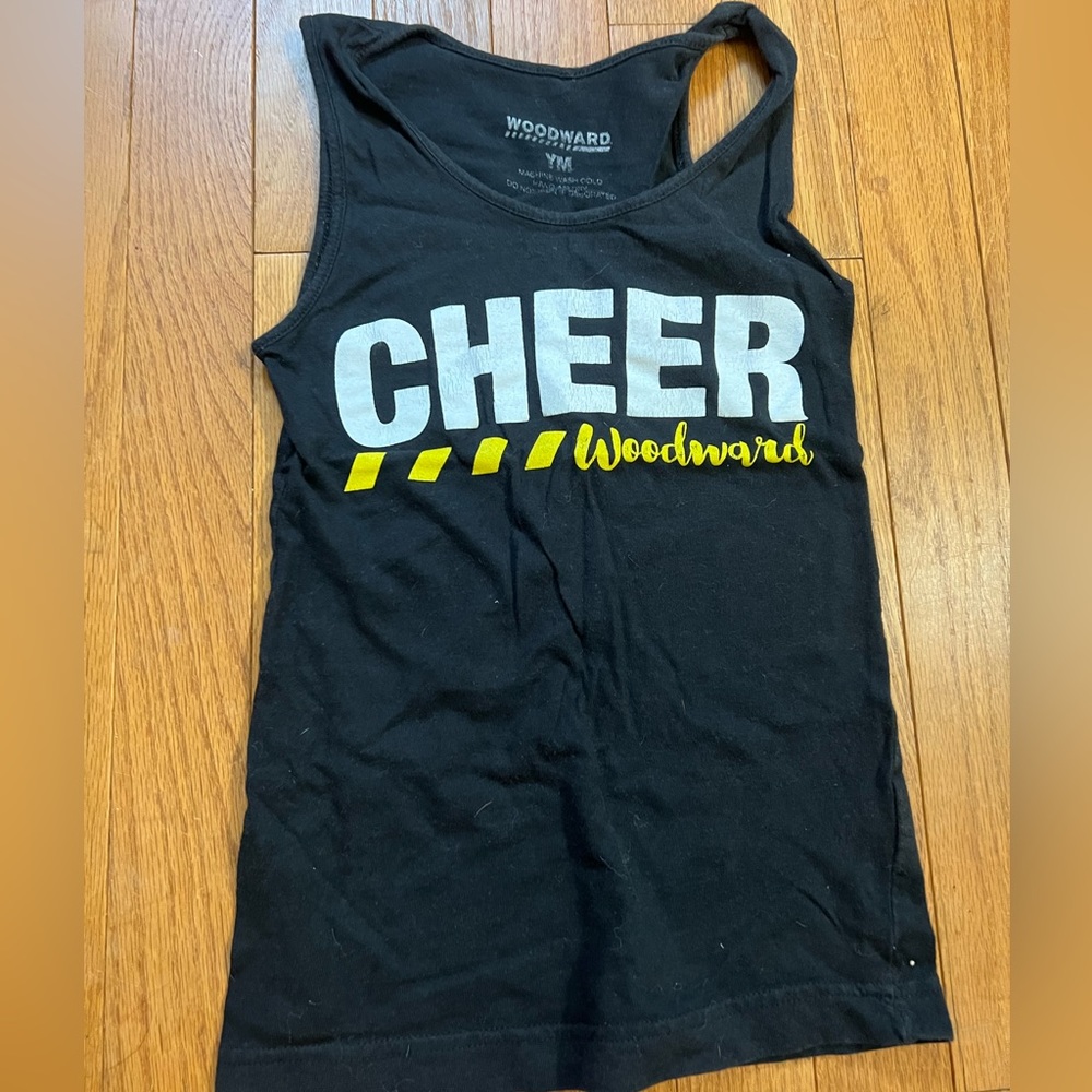 Youth medium Woodward cheer tank